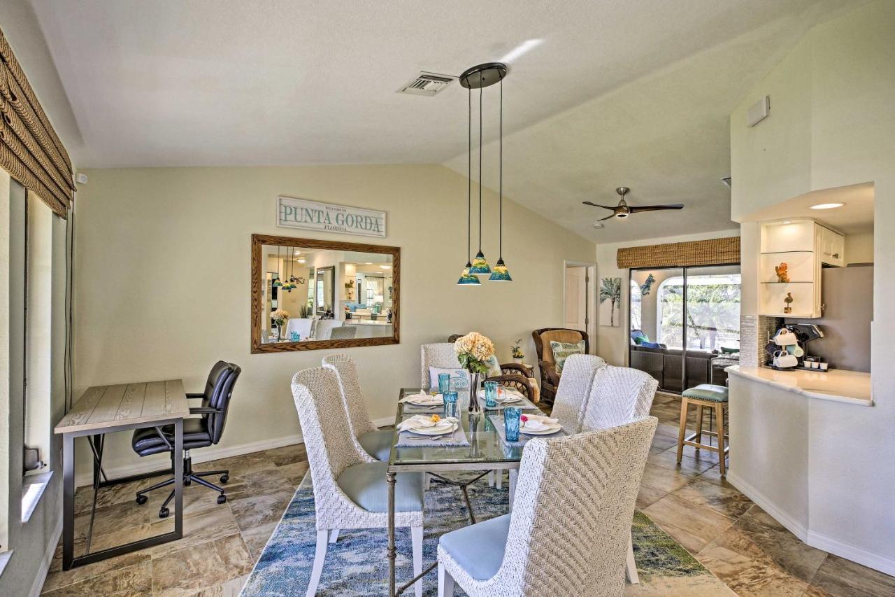 Canal Waterfront Home With Private Pool And Dock! Punta Gorda Buitenkant foto